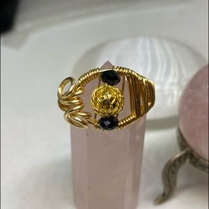 Handmade wire wrapped ring